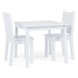 Kids Wooden Table (White) – Brand New in Box