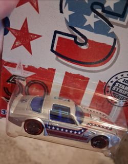 Diecast Toy Car Hot Wheels Pontiac Firebird Trans Am Stars and Stripes New Original Package