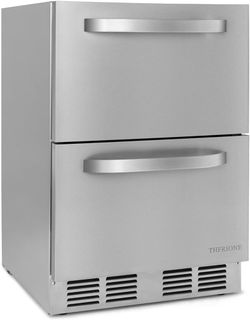 24" 2 drawer under counter fridge