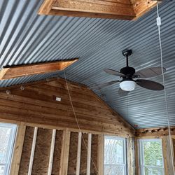 Free cedar wood and scrap metal!