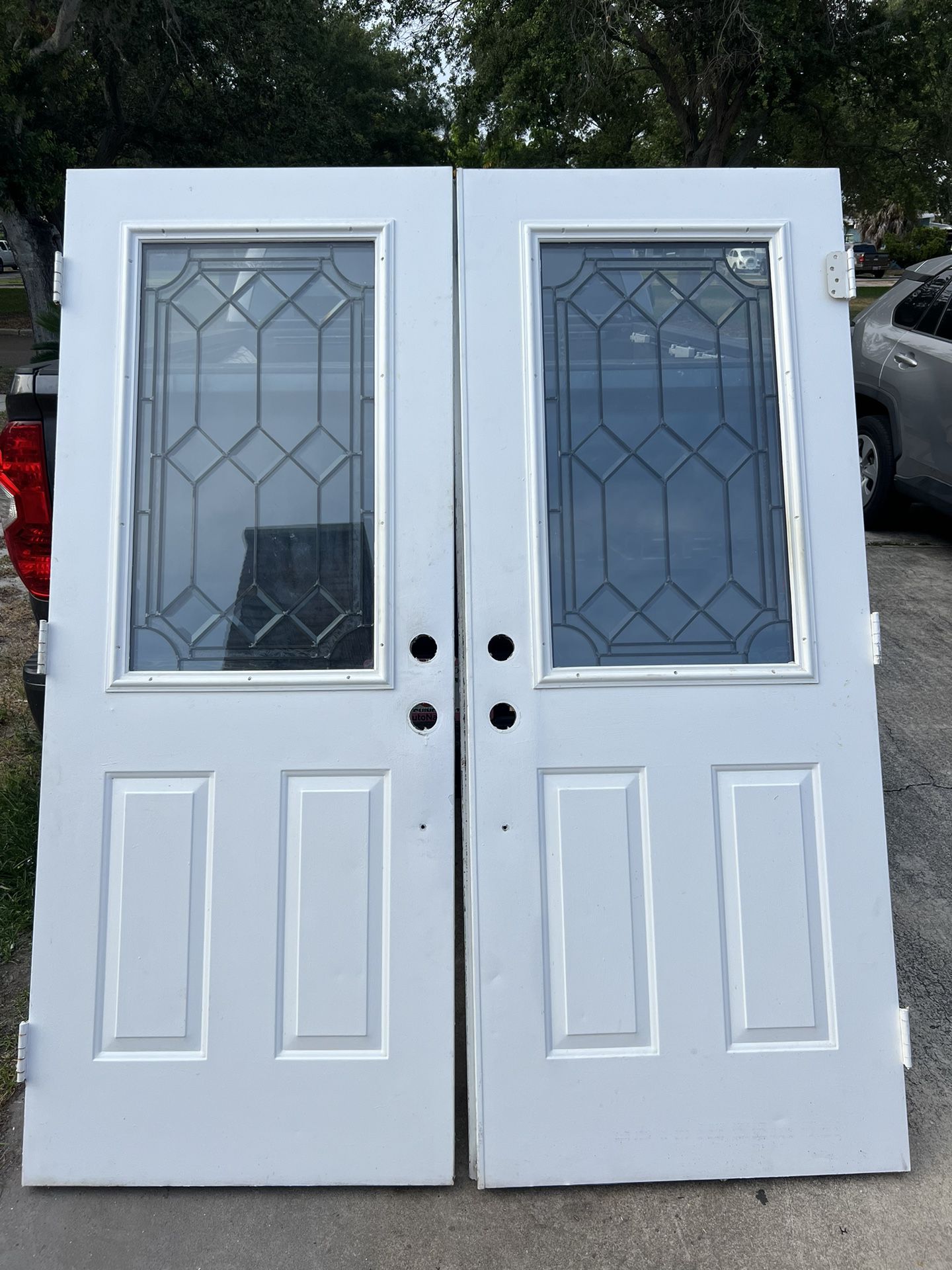 Exterior  French doors W63 3/4 H79