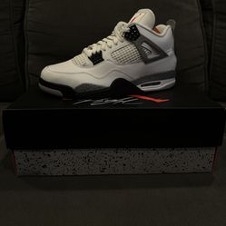 Air Jordan 4 Retro White Cement