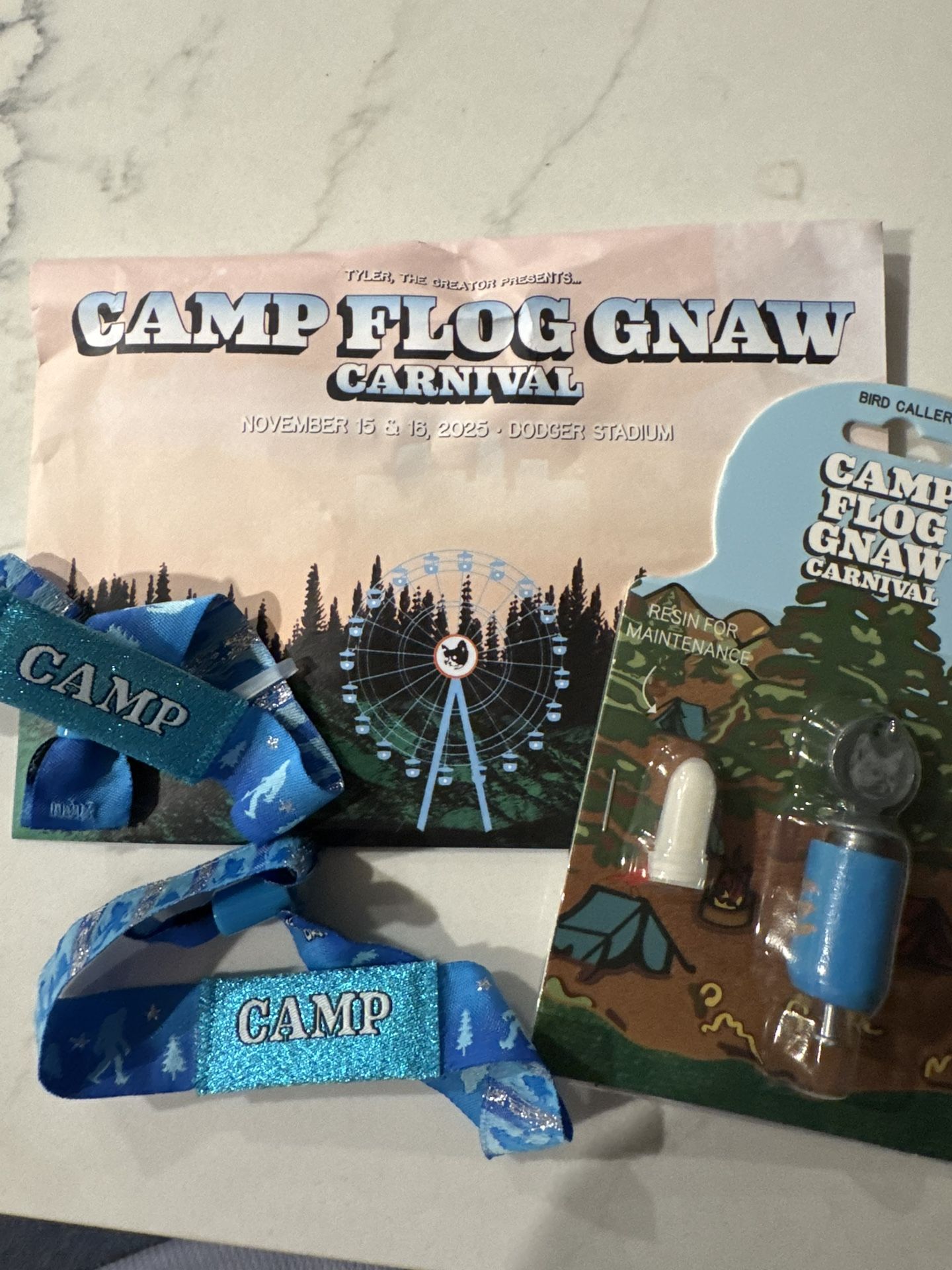 Camp Flog Gnaw Wristbands