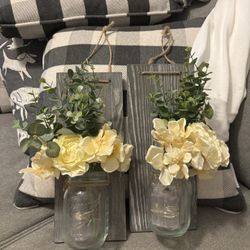 Mason Jar Flower Lights