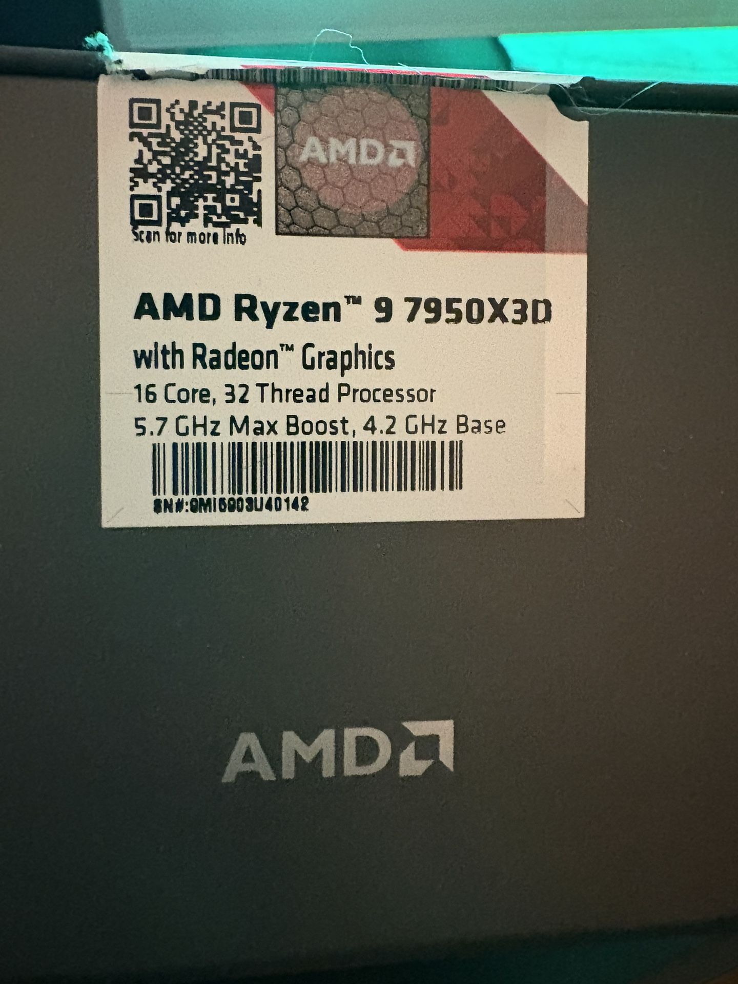 AMD Ryzen 9 7950x3D