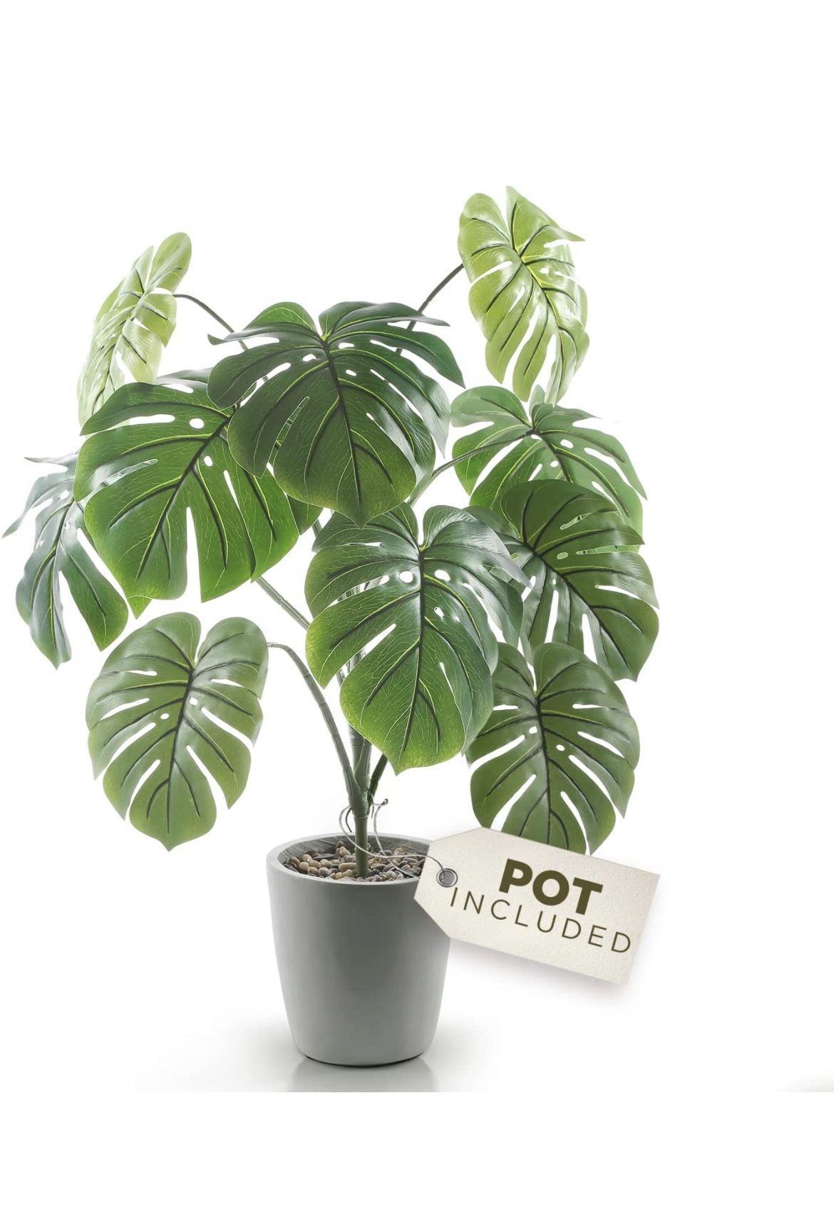 Brand New Artificial Monstera Plant With Pot 3ft(check My Other Listings As Well)