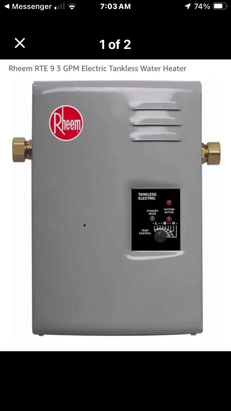New In Box Tankless Water Heater