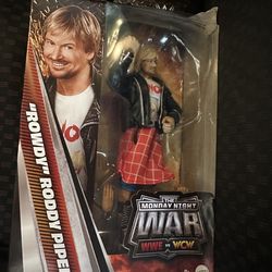 WWE Mattel Monday Night Wars Series 10 "Rowdy" Roddy Piper - BAF Piece Included