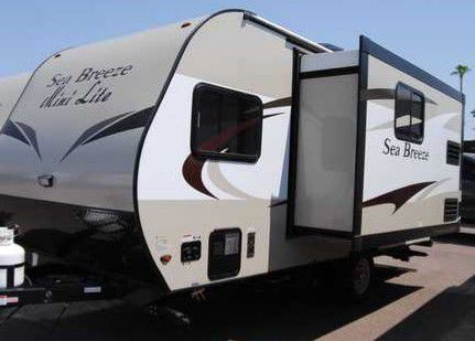 2019 Sea Breeze 17 ft Travel Trailer with slide out #3800 lbs!