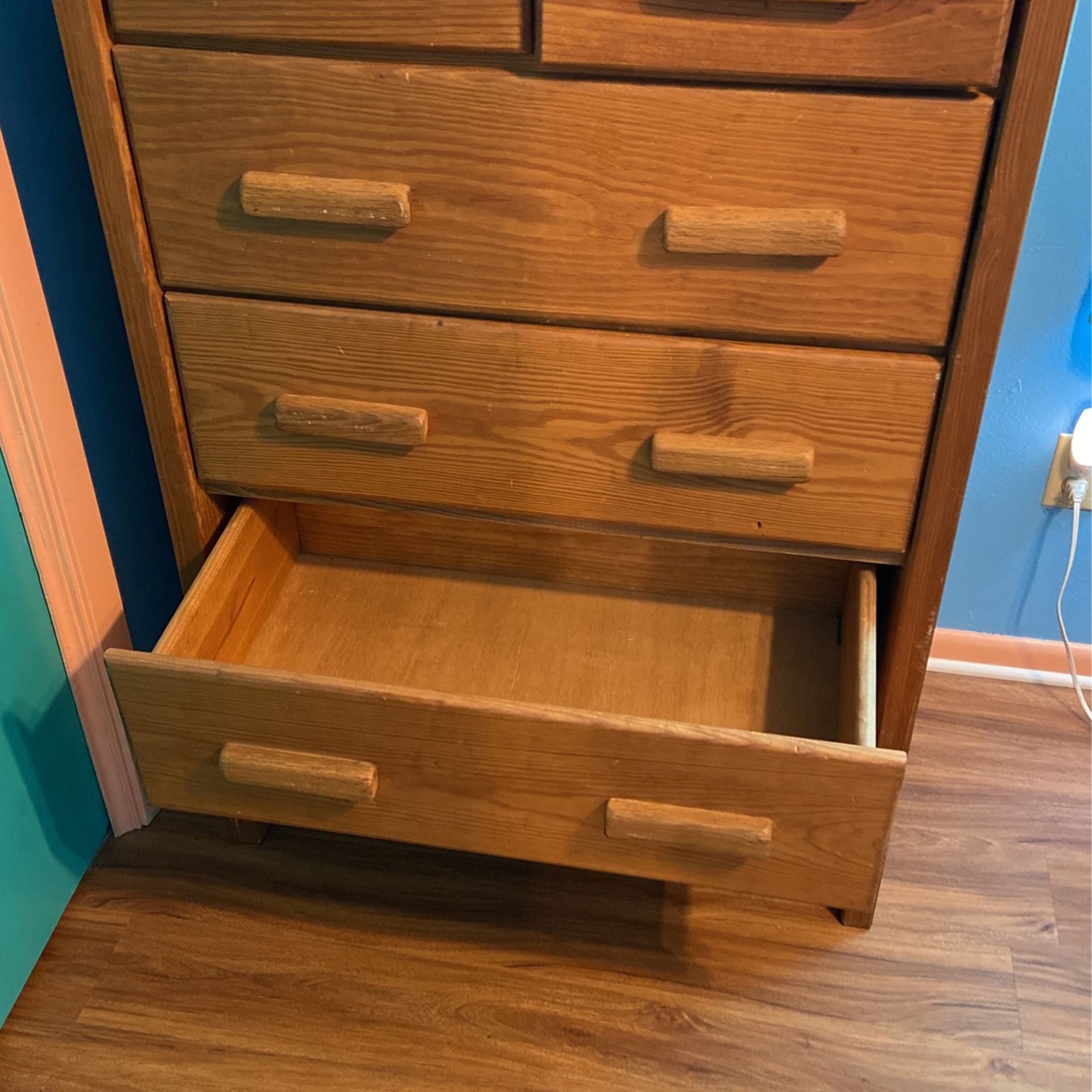 Tall Wood Dresser