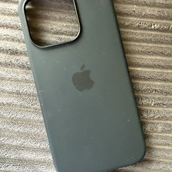 Apple iPhone Case 16 Pro Black Silicone With MagSafe