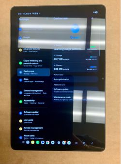 Samsung Galaxy tab Tablet A9+ 5G Wifi cellular 64GB Memory Storage 11 inch Touchscreen Display Internet Browser Apps Bluetooth Camera Record Video Pho