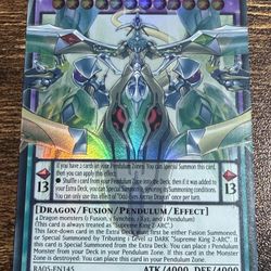 Odd-Eyes Arcray Dragon Extended Art Ultra Rare EU Print