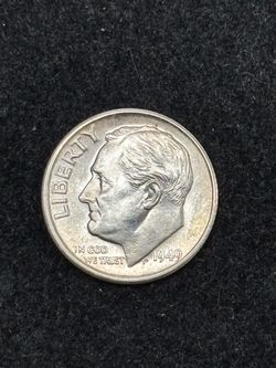 1949-S Roosevelt Silver Dime -- UNCIRCULATED KEY DATE COIN! — SHIPPING AVAILABLE!!