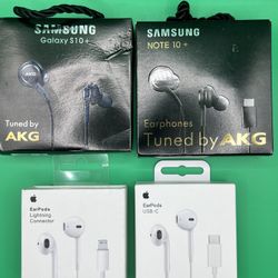 Apple And Samsung Headphones 