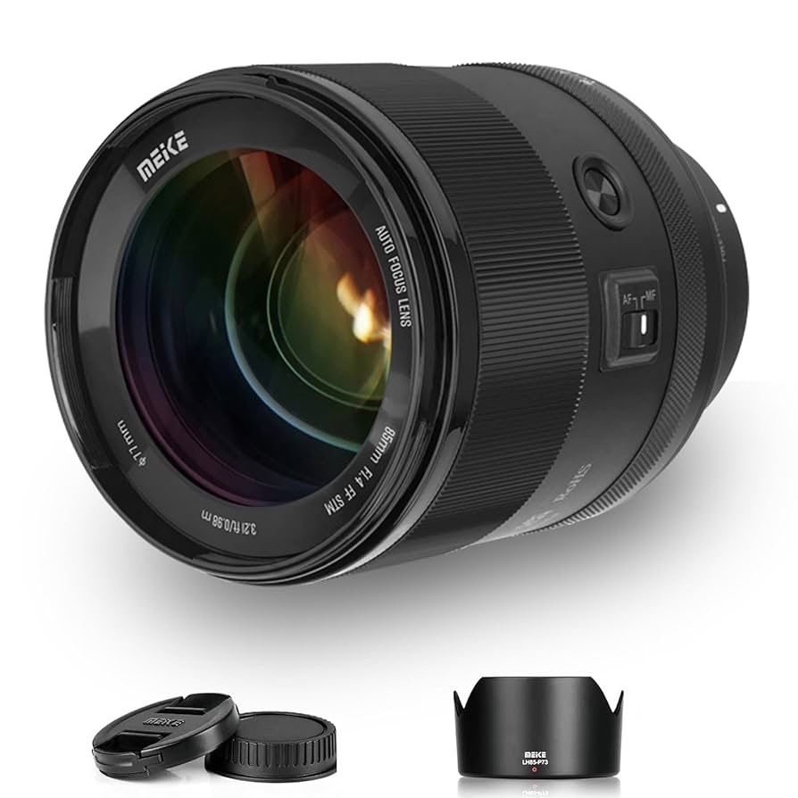 Meike 85mm F1.4 Full Frame Auto Focus STM Large Aperture Portrait Lens for Nikon Z-Mount Cameras Z5 Z50 Z6 Z6II Z7 Z7II ZFC Z30 Z9 Z8