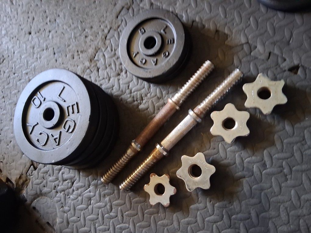 Legacy Plates, and 2 X Bars 50lb