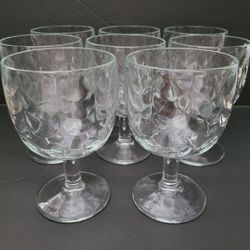 Vintage Saloon Style Clear Beer Goblet (EIGHT AVAILABLE)