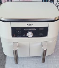 Ninja Foodi 6-in-1, 8 Quart 2-Basket Air Fryer with DualZone Technology -White