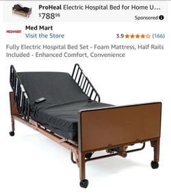 Twin Adjustable Hospital Bed