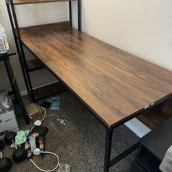 Wood Office Desk Purchased From Amazon 