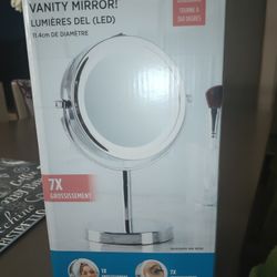 Chrome Poli Mirror 7x & 1 X magnification 