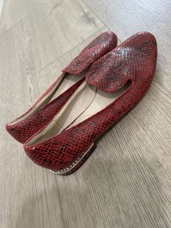 Zara Snakeskin Flat