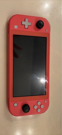 Nintendo Switch Lite Coral Pink case