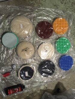 Selling detailing polisher buffering pads brand-new never used