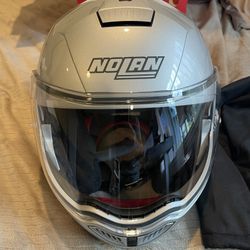 Brand new BNIB Nolan N104 Evo modular motorcycle helmet silver