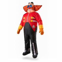 Sonic the Hedgehog Dr Eggman Inflatable Costume fits 64” to 72” Battery powered Halloween Costume