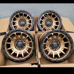 17" Fuel rims 17x9 -12mm Offset bronze/black