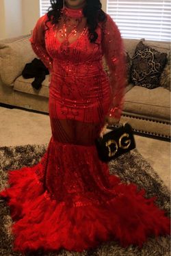 Fiery Custom Gown