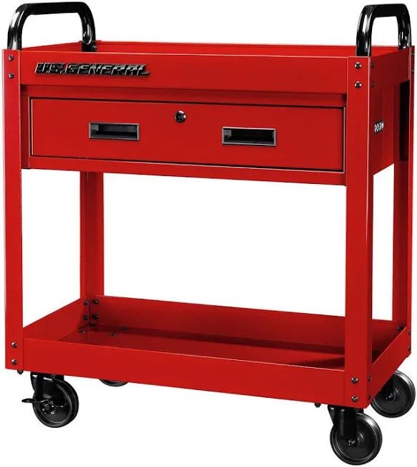 U.S. General 30 in. 1-Drawer Service Cart