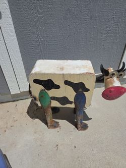 Metal cow