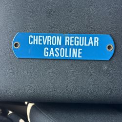 Porcelain Gas Pump Tag