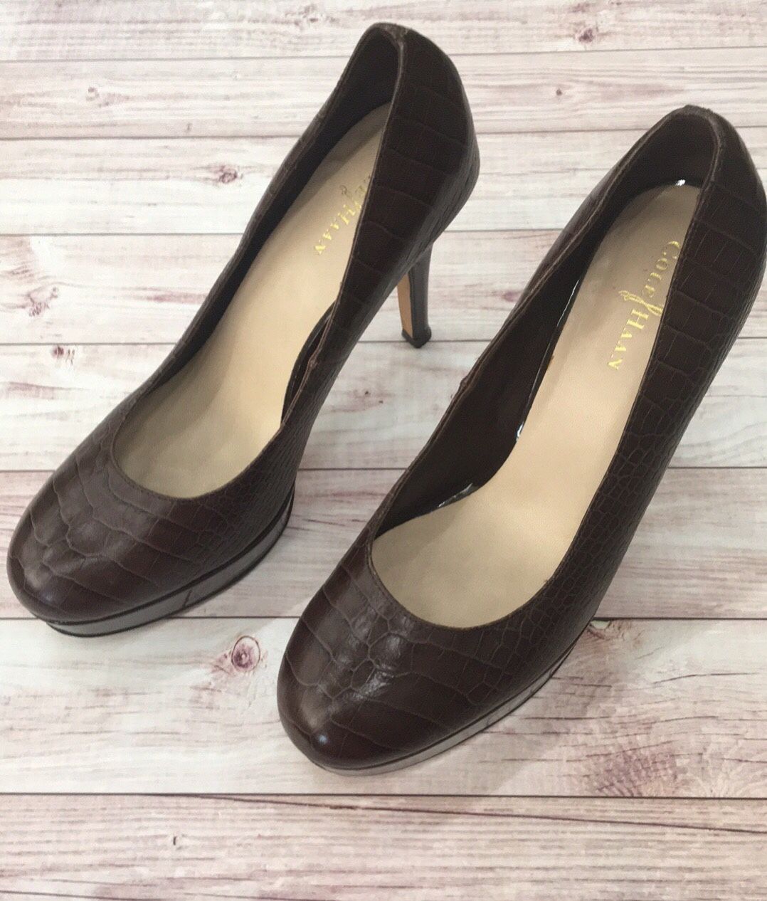 Like new Cole Haan/Maria Sharapova platform heels wms sz 6.5