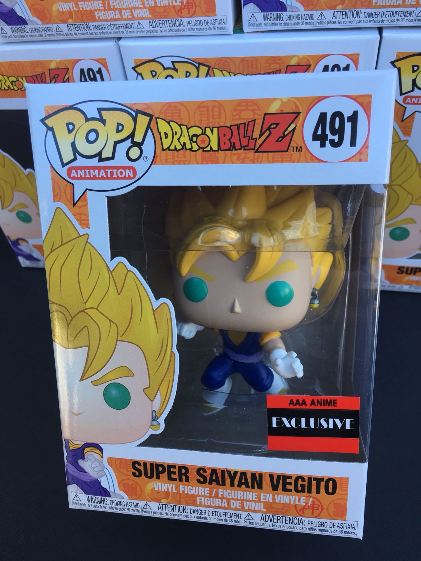 FunKo POP! Animation DBZ Super Saiyan Vegito (AAA Anime Exclusive) Figure 