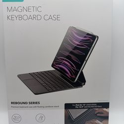 ESR [Upgraded] iPad Air 13 Inch Case Keyboard M4/M3/M2 (2026/2025/2024), Easy-Set Magnetic Stand, Portrait/Landscape Mode, Removable Case with Multi-T