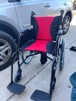 Medwarm MW-22 Ultra Lightweight Foldable Wheelchair 22 lbs Adults #R032