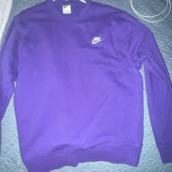 Purple Nike Crewneck 
