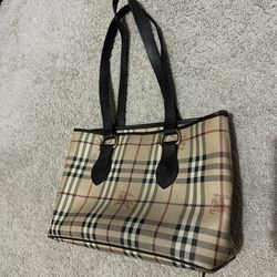 Burberry Haymarket  Handbag $425