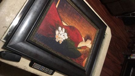Wood frame antique Oil painting