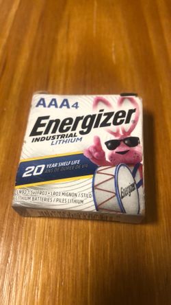 AAA 4 energizer industrial lithium batteries