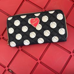 Betsy Johnson Polka Dot Wallet 