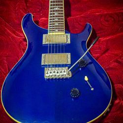 PRS SE Standard 24 With Coil Tap Electric Guitar 6 String Blue And Gig Bag