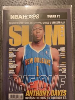 Anthony Davis Slam NBA Hoops Card