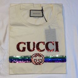 Authentic Gucci Sequin T-Shirt