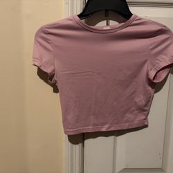 Crop Top , SHEIN, Pink, Teen 13 