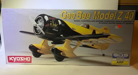 Kyosho Gee Bee Model Z 40 ARF 56.4” Wingspan Radio Control Airplane GP3140018